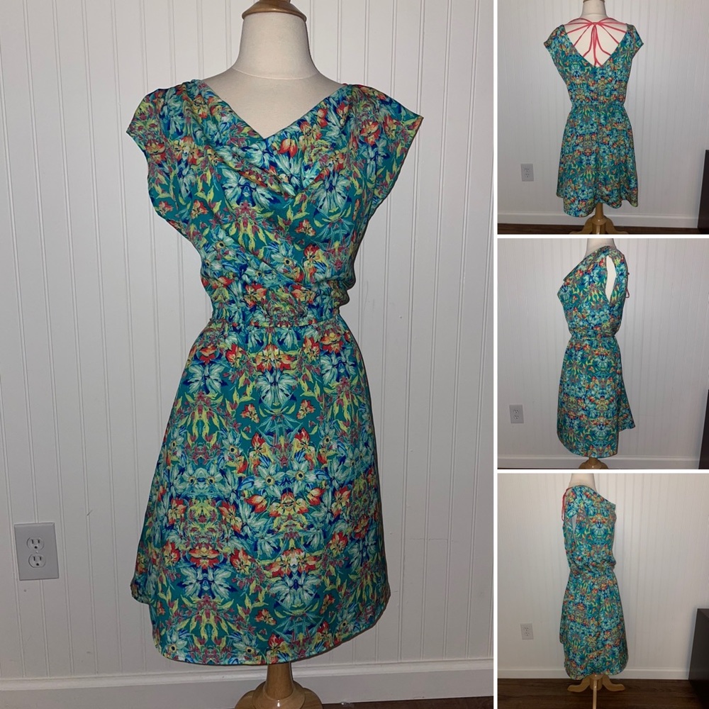 {Paper Doll} Exotic Floral Sundress